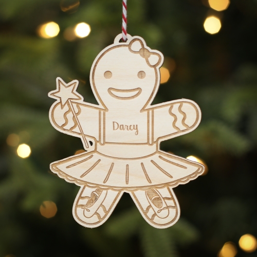 Personalised Christmas Tree Decoration Dancer