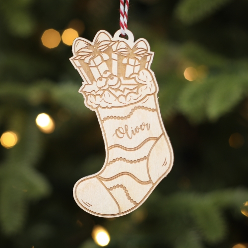 Personalised Christmas Tree Decoration Stocking