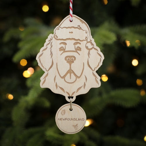 Personalised Christmas Tree Decoration Newfoundland