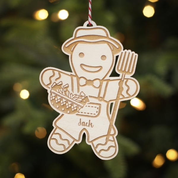Personalised Christmas Tree Decoration Gardener