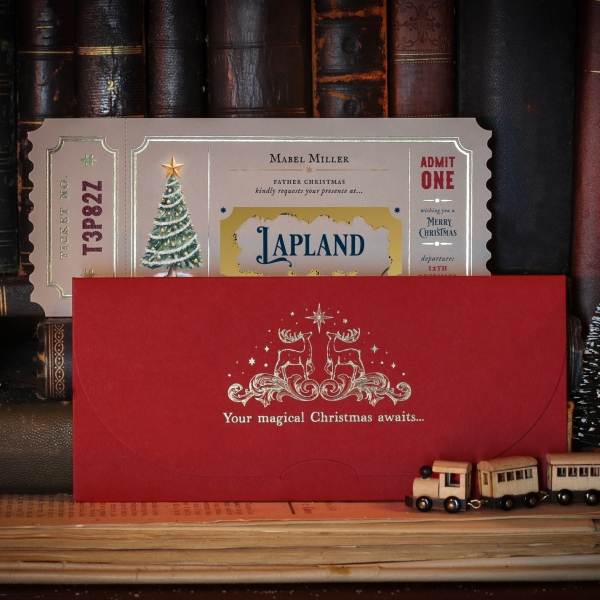 Personalised Lapland Invite Letter & Ticket Bundle